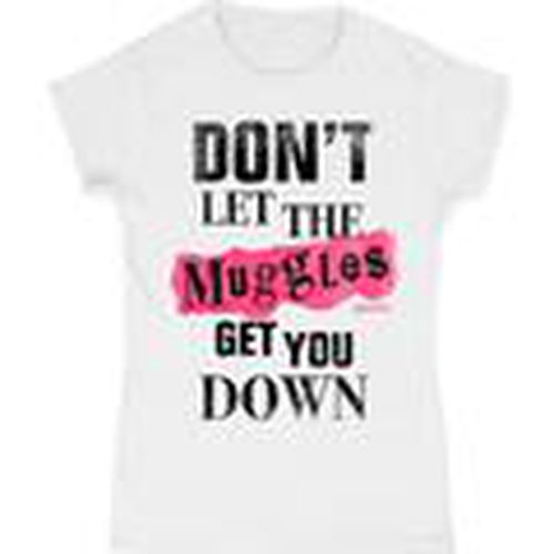 Camiseta manga larga Muggles Clippings para mujer - Harry Potter - Modalova