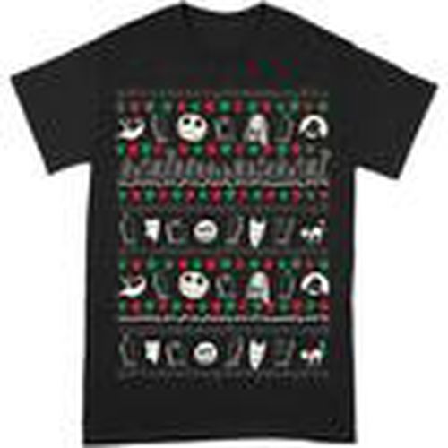 Camiseta manga larga The Festive Icons para mujer - Nightmare Before Christmas - Modalova