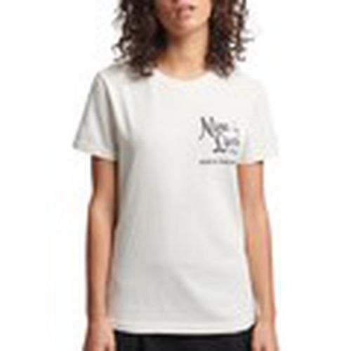 Tops y Camisetas VINTAGE CROSSING LINES BH TEE para mujer - Superdry - Modalova