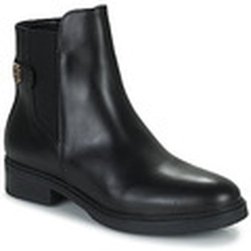 Botines Coin Leather Flat Boot para mujer - Tommy Hilfiger - Modalova