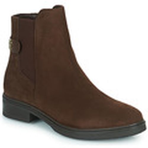 Botines Coin Suede Flat Boot para mujer - Tommy Hilfiger - Modalova