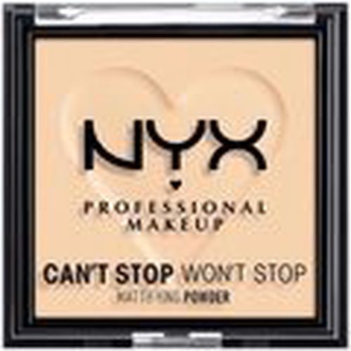 Colorete & polvos Can't Stop Won't Stop Mattifying Powder light para hombre - Nyx Professional Make Up - Modalova