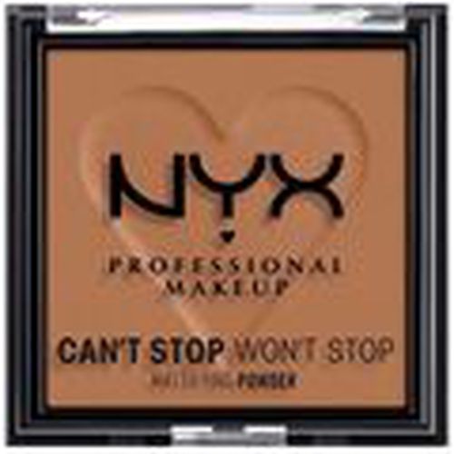 Colorete & polvos Can't Stop Won't Stop Mattifying Powder mocha para hombre - Nyx Professional Make Up - Modalova