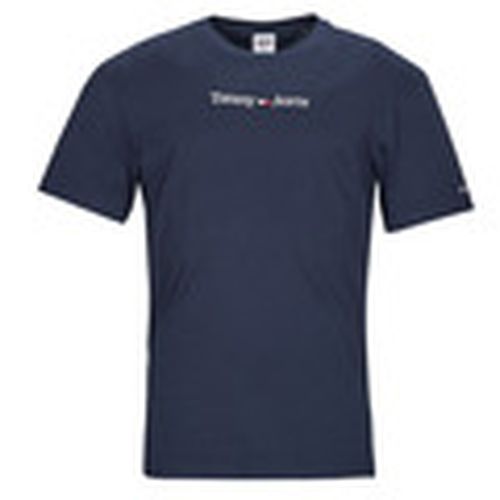 Camiseta TJM CLASSIC LINEAR LOGO TEE para hombre - Tommy Jeans - Modalova
