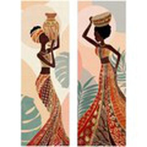 Cuadros, pinturas Cuadro Mujer Africana 2 Unidades para - Signes Grimalt - Modalova