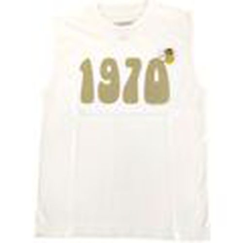 Camiseta tirantes Camiseta 1970 Biker Mujer Dirty White para mujer - Newtone - Modalova