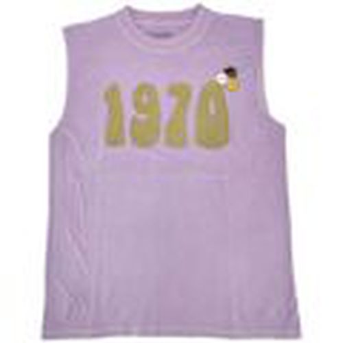Camiseta tirantes Camiseta 1970 Biker Mujer Lilac para mujer - Newtone - Modalova