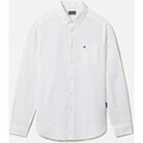 Camisa manga larga G-CRETON NP0A4G2Z-002 BRIGHT WHITE para hombre - Napapijri - Modalova