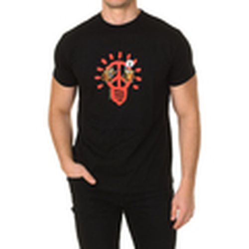 Camiseta PEACE-BULB-BLACK para hombre - Kukuxumusu - Modalova