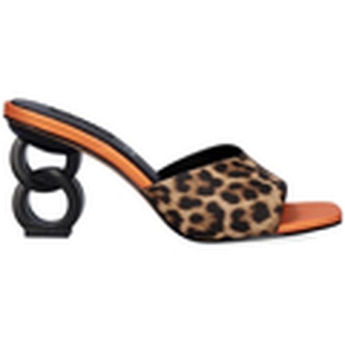 Sandalias SANDALIA TACÓN BAJO LILIAN-160 LEOPARD para mujer - Exé Shoes - Modalova