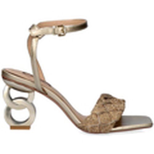 Sandalias SANDALIA TACÓN BAJO LILIAN-180 DORADO para mujer - Exé Shoes - Modalova