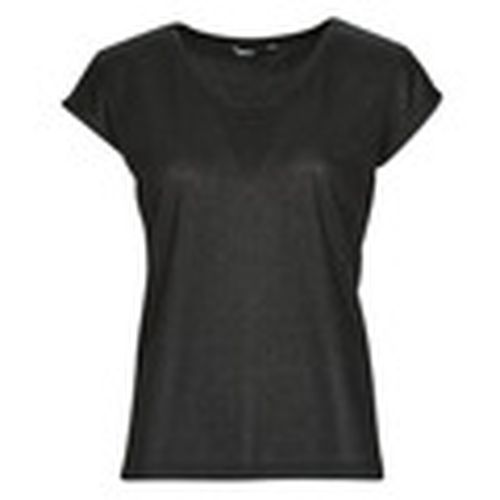 Camiseta ONLSILVERY S/S V NECK LUREX TOP JRS para mujer - Only - Modalova