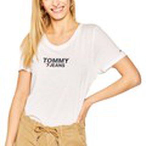 Camiseta Corp heart logo para mujer - Tommy Jeans - Modalova