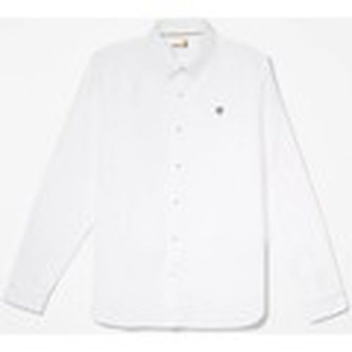 Camisa manga larga TB0A2DC31001 - LINEN SHIRT-WHITE para hombre - Timberland - Modalova