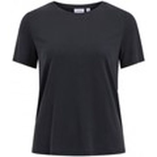 Jersey Modala O Neck T-Shirt - Black para mujer - Vila - Modalova