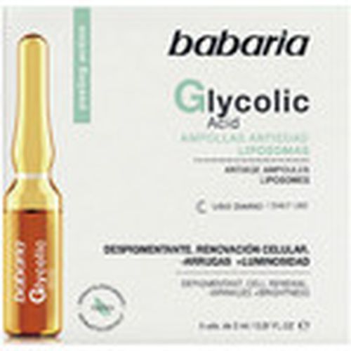 Antiedad & antiarrugas Glycolic Acid Renovación Celular Ampollas 5 X para hombre - Babaria - Modalova
