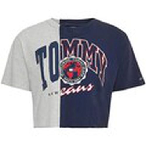 Blusa - Camiseta Cropped con Gráfico para mujer - Tommy Jeans - Modalova