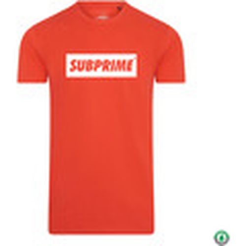 Camiseta Shirt Block Rood para hombre - Subprime - Modalova