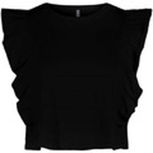 Camiseta tirantes Camiseta negra sin mangas para mujer - Pieces - Modalova