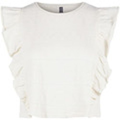 Camiseta tirantes Camiseta blanca sin mangas para mujer - Pieces - Modalova