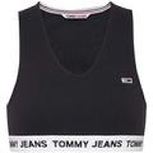 Tops y Camisetas TJW SUPER CROP V-LOG para mujer - Tommy Jeans - Modalova