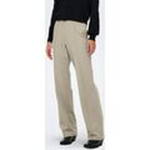 Pantalones 15235076 L.32 POPTRASH SUKI-WHITECAP GREY para mujer - Only - Modalova