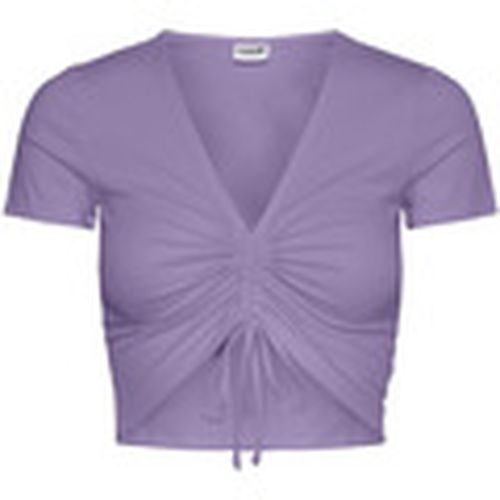 Tops y Camisetas Camiseta malva ajustable manga corta para mujer - Noisy May - Modalova