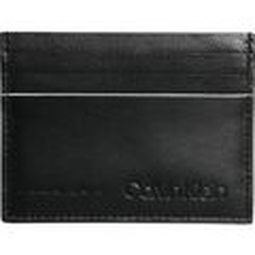 Cartera K50K504438 CARDHOLDER-001 BLACK para hombre - Calvin Klein Jeans - Modalova