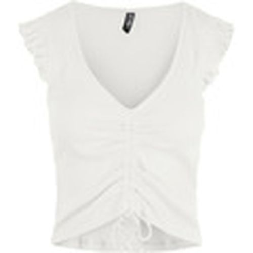 Camiseta tirantes Camiseta blanca sin mangas ajustable para mujer - Pieces - Modalova