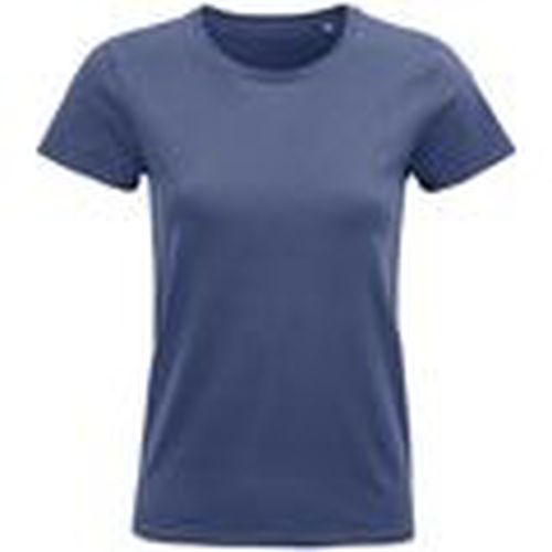 Tops y Camisetas PIONNER WOMENN camiseta mujer 100% algodón biológico denim para mujer - Sols - Modalova