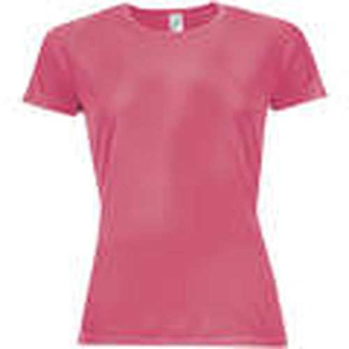 Camiseta Camiseta DEPORTIVA de mujer -100% poliéster transpirable para mujer - Sols - Modalova