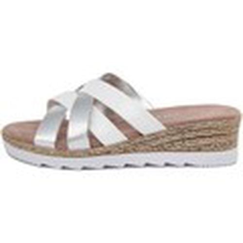 Sandalias 10387_BIANCO_ARGENTO para mujer - Mariella - Modalova