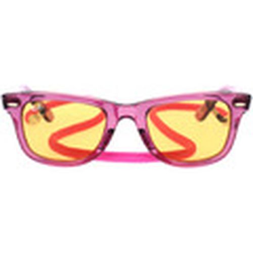 Gafas de sol Occhiali da Sole Wayfarer RB2140 661313 con Laccetto para mujer - Ray-ban - Modalova