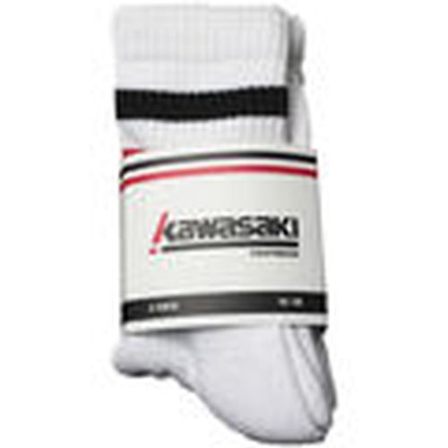 Calcetines altos 2 Pack Socks K222068 1002 White para hombre - Kawasaki - Modalova