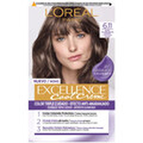 Coloración Excellence Cool Tinte 6.11-rubio Oscuro Ceniza para mujer - L'oréal - Modalova