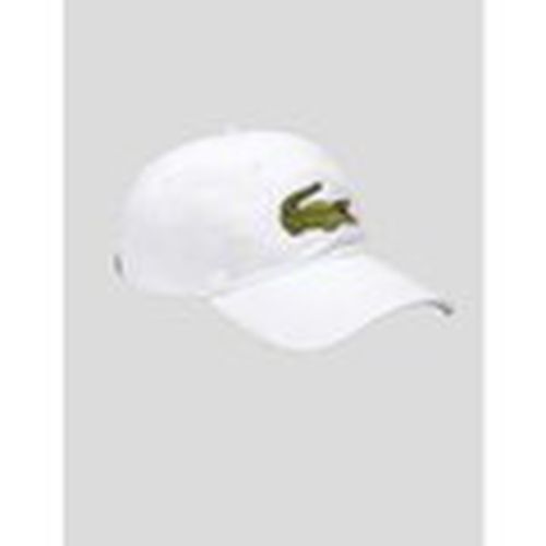 Gorra GORRA COCODRILO OVERSIZED BLANCA para hombre - Lacoste - Modalova