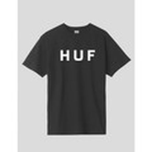 Camiseta CAMISETA ESSENTIALS OG LOGO TEE BLACK para hombre - Huf - Modalova