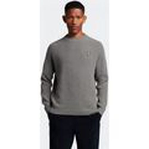 Jersey KN1701V SHAKER STITCH-T28 MID GREY MARL para hombre - Lyle & Scott - Modalova