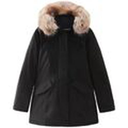 Parka Anorak Luxury Arctic Raccoon Mujer Melton blue para mujer - Woolrich - Modalova