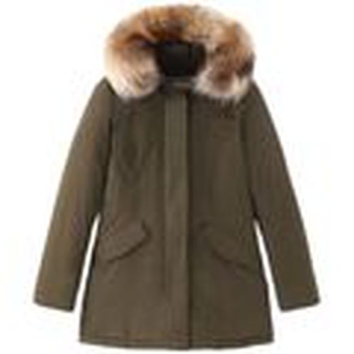 Parka Anorak Luxury Arctic Raccoon Mujer Dark Green para mujer - Woolrich - Modalova