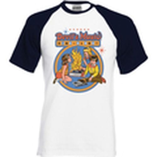 Camiseta manga larga Devil's Music Sing Along para hombre - Steven Rhodes - Modalova