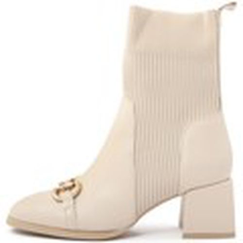 Botines FAG_HJ8009_BEIGE para mujer - Fashion Attitude - Modalova