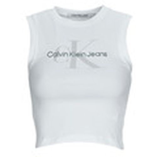 Camiseta ARCHIVAL MONOLOGO RIB TANK TOP para mujer - Calvin Klein Jeans - Modalova