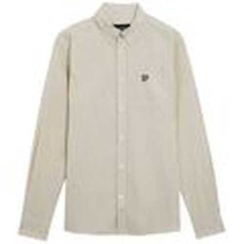 Camisa manga larga Chemise boutonnée en lin et coton para hombre - Lyle & Scott - Modalova