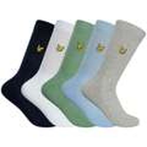 Calcetines altos Pack de 5 calcetines deportivos premium Camdyn para hombre - Lyle & Scott - Modalova