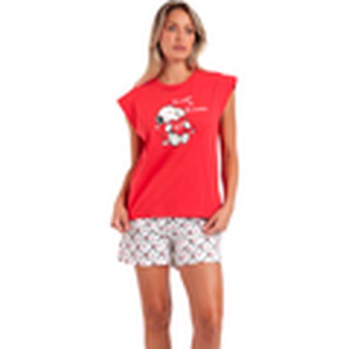 Pijama Pijama de camiseta corta Peanuts In My Heart para mujer - Admas - Modalova