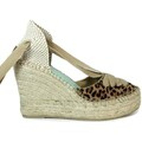 Sandalias ALPARGATAS DE YUTE CON CUÑA MERIDIAN 156 LEOPARDO para mujer - Star Love - Modalova