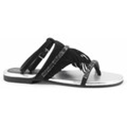 Sandalias planas C1GG5552-PE25-N078 para mujer - Café Noir - Modalova