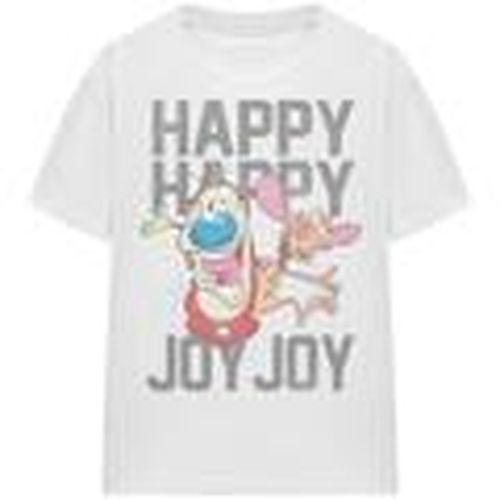 Tops y Camisetas Happy Happy Joy Joy para mujer - Ren & Stimpy - Modalova