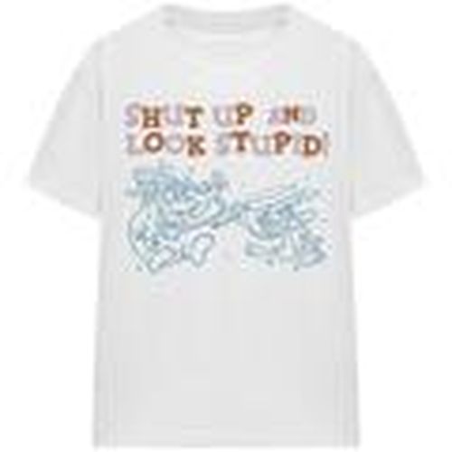 Tops y Camisetas Shut Up And Look Stupid! para hombre - Ren & Stimpy - Modalova